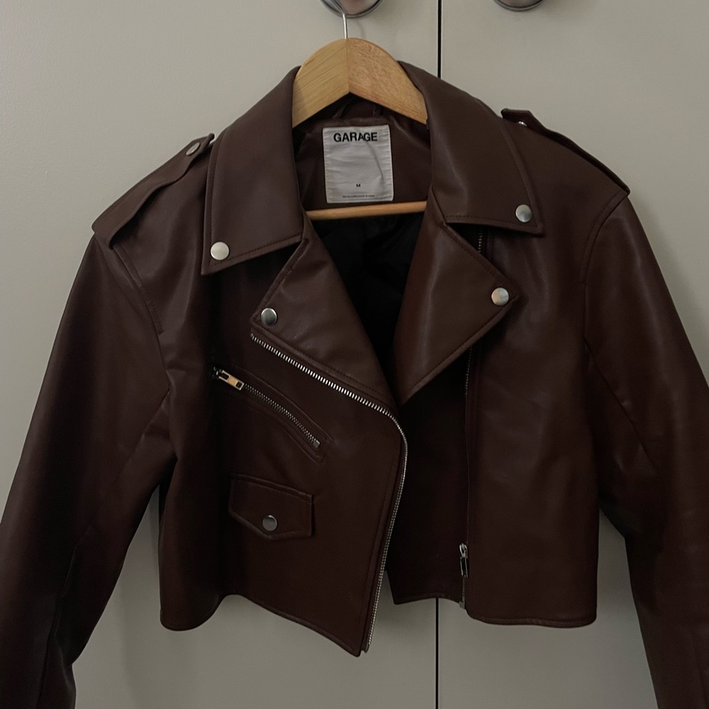 Garage leather jacket